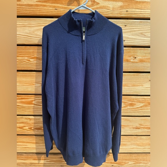 NWT Rodd & Gunn Wool Cashmere 1/4 Zip Sweater - Picture 3 of 6